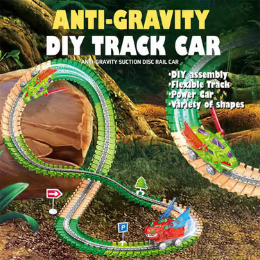 DIY DINOSAUR ANTI GRAVITY TRACK SET